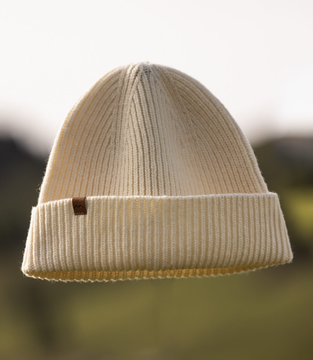 Whateverman Headwear Harbour Merino Mountain Leather Off White