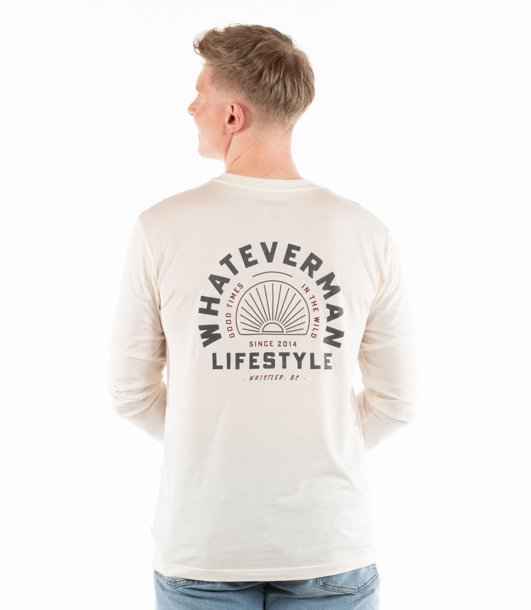 Whateverman Men In The Wild Longsleeve White 2