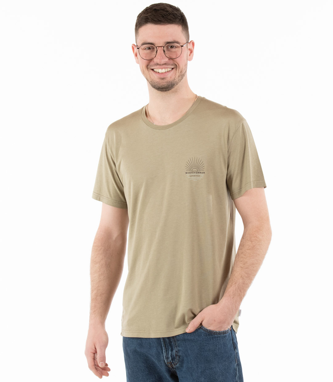 Whateverman Men In The Wild Tshirt Green 1