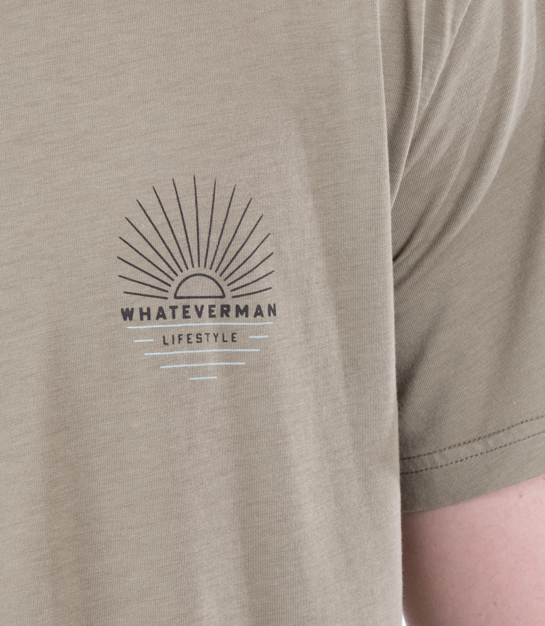 Whateverman Men In The Wild Tshirt Green Detail 2