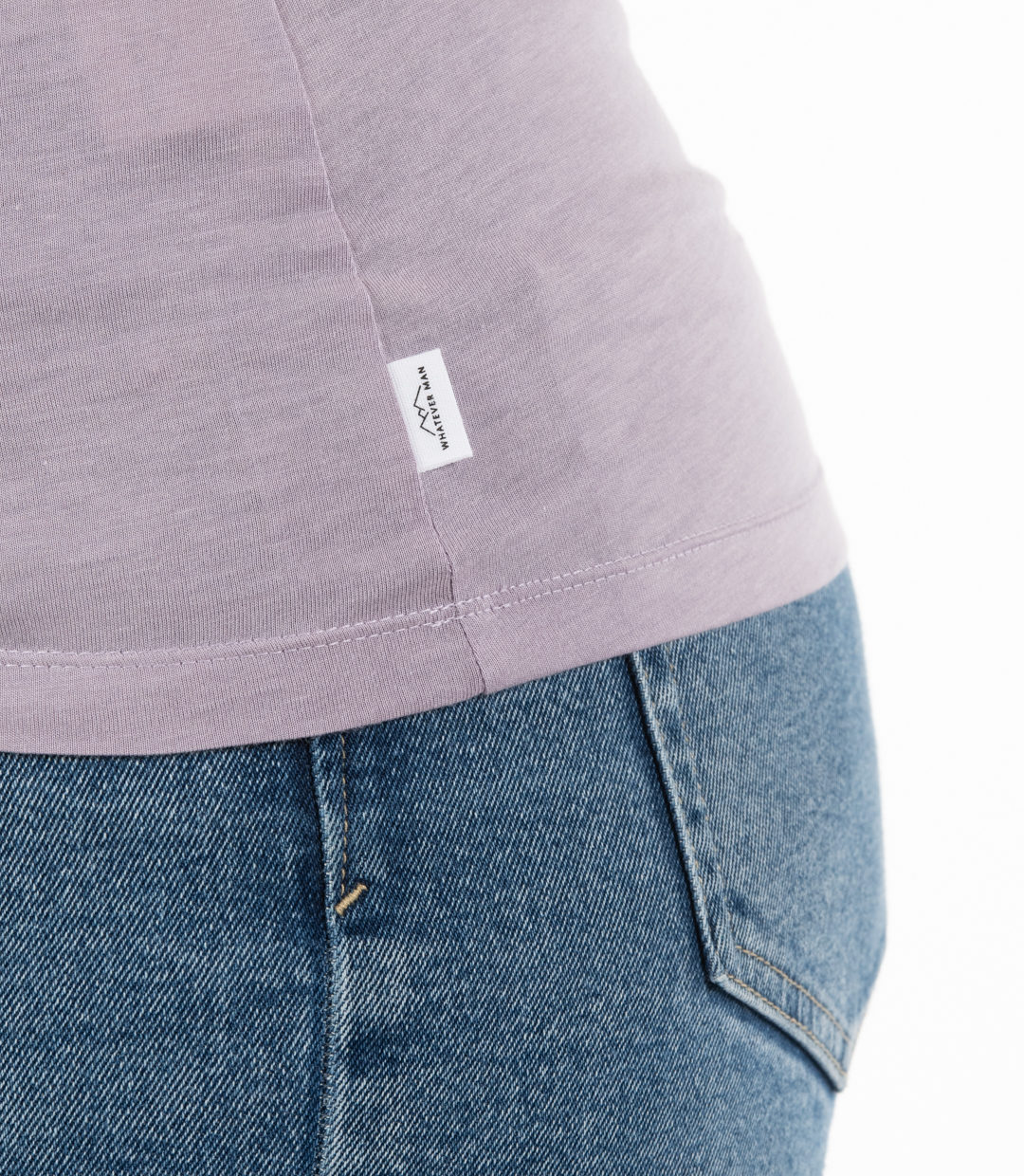 Whateverman Woman In The Wild Tshirt Lavendel Detail 3