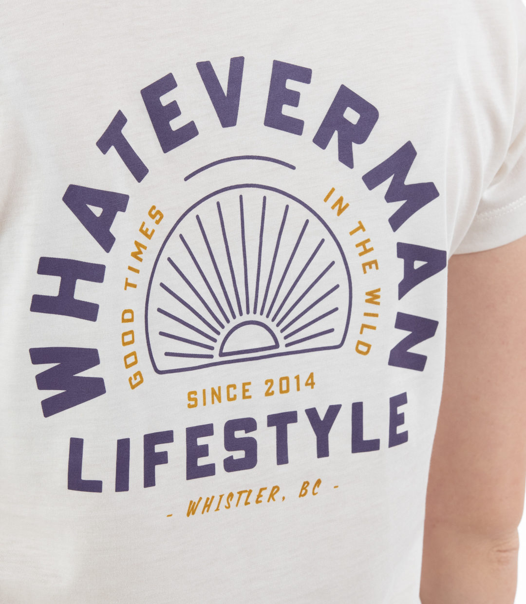 Whateverman Woman Woman In The Wild Tshirt White Detail 3