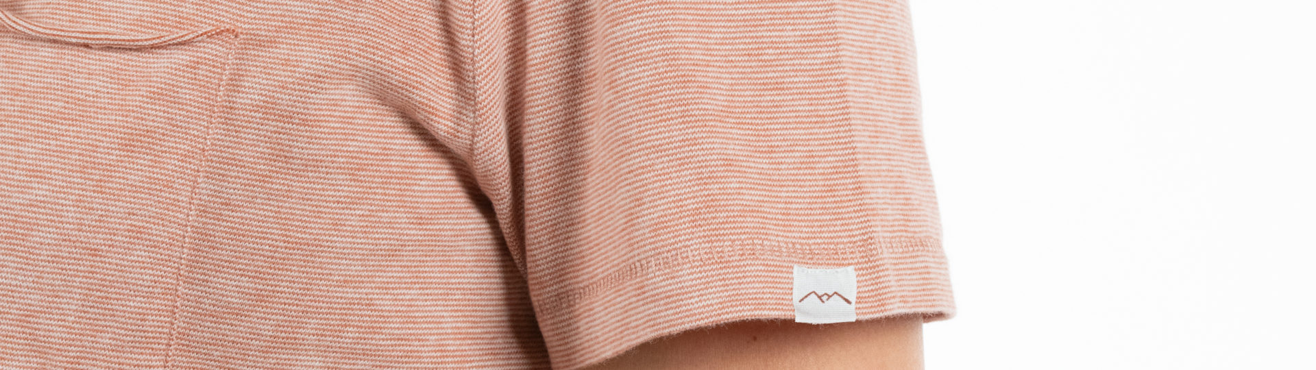 Whateverman Women Logo Stripe Tshirt brown Header