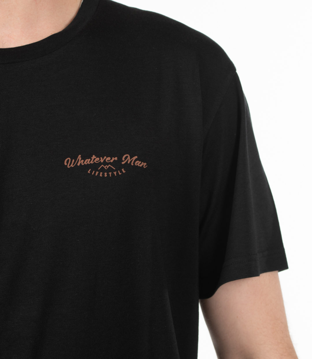 Whatever Man Man Aloha T shirt black Detail 1