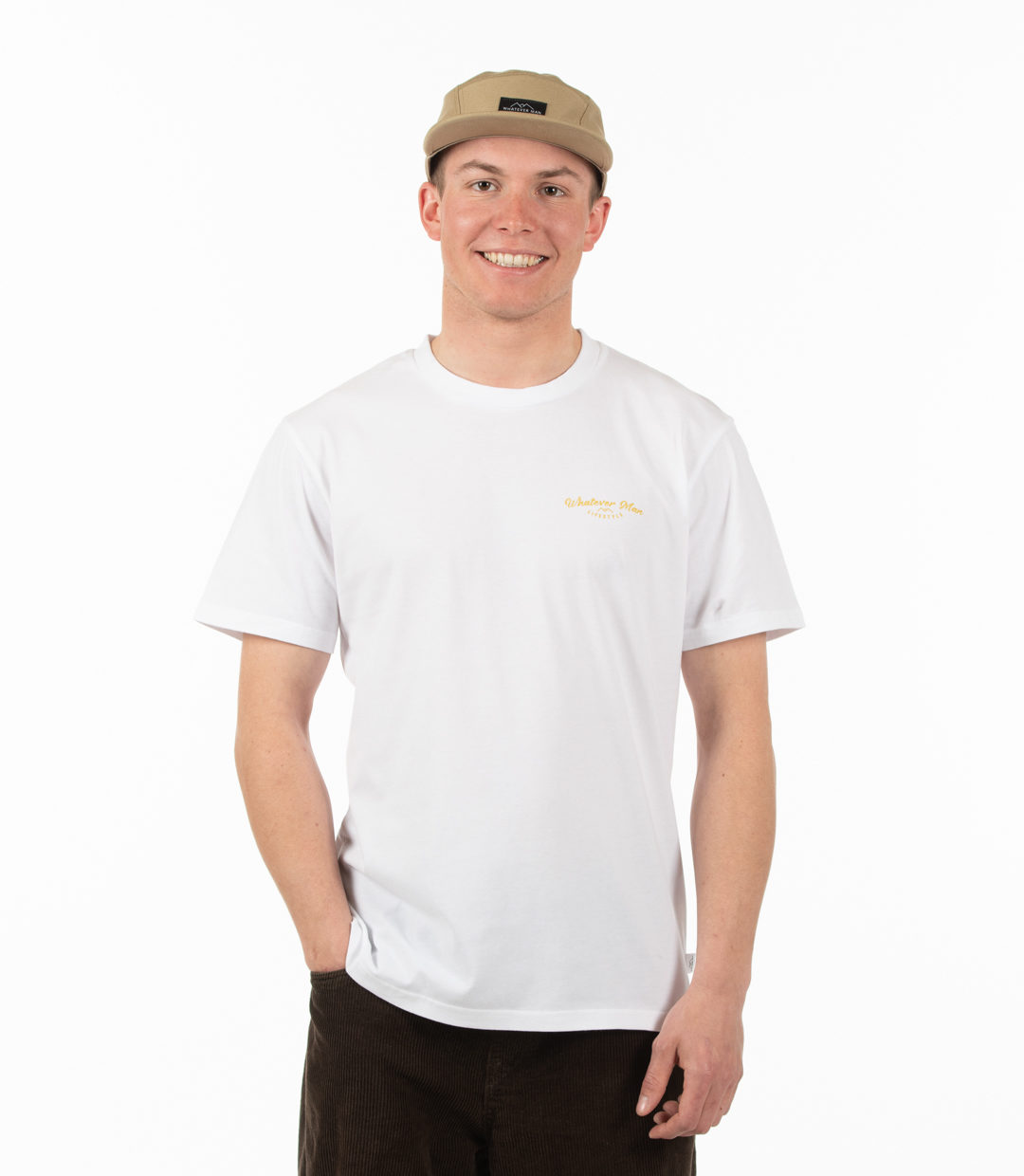 Whatever Man Man Aloha T shirt white 1