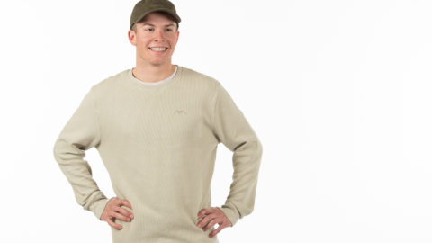 Whatever Man Man Waffle Crewneck Stonegrey Vorschau