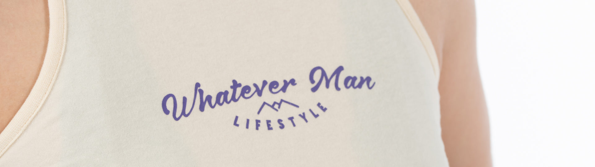 Whatever Man Woman Aloha Crop Tank Top Header