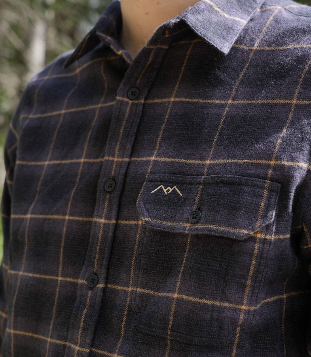 Whateverman Men Creek Flannel Shirt Detail 1