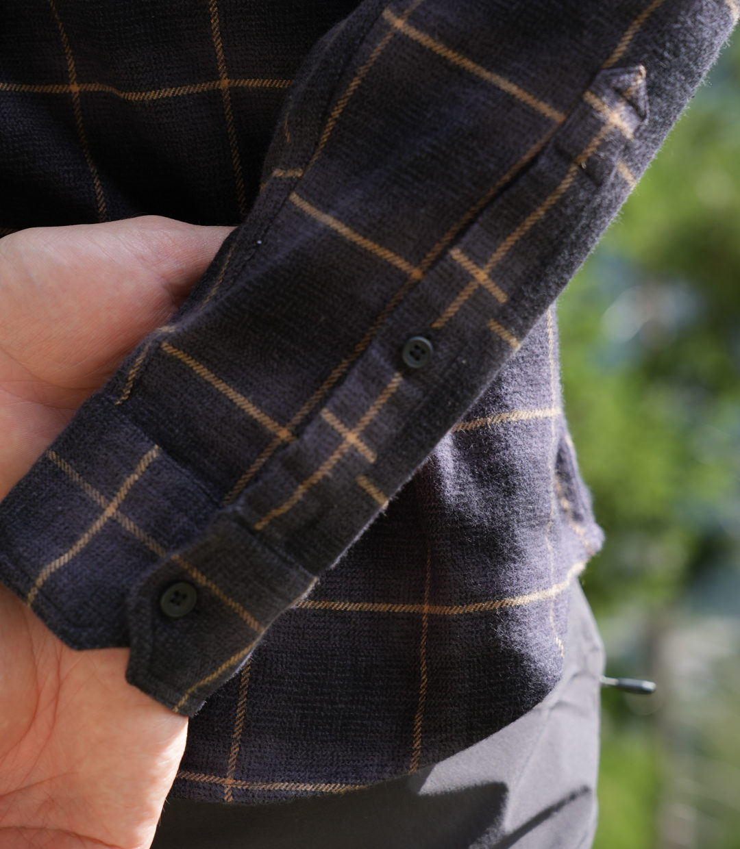 Whateverman Men Creek Flannel Shirt Detail 2