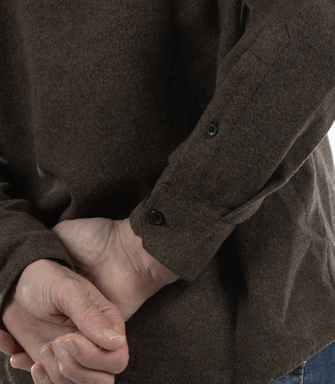 8 Whatever Man Man Creek Flannel Brown Melange 4