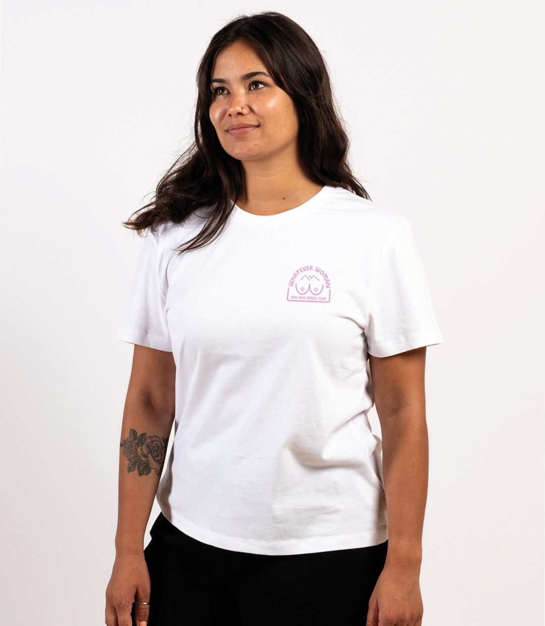 Mockup Womans Day Shirt Womans White