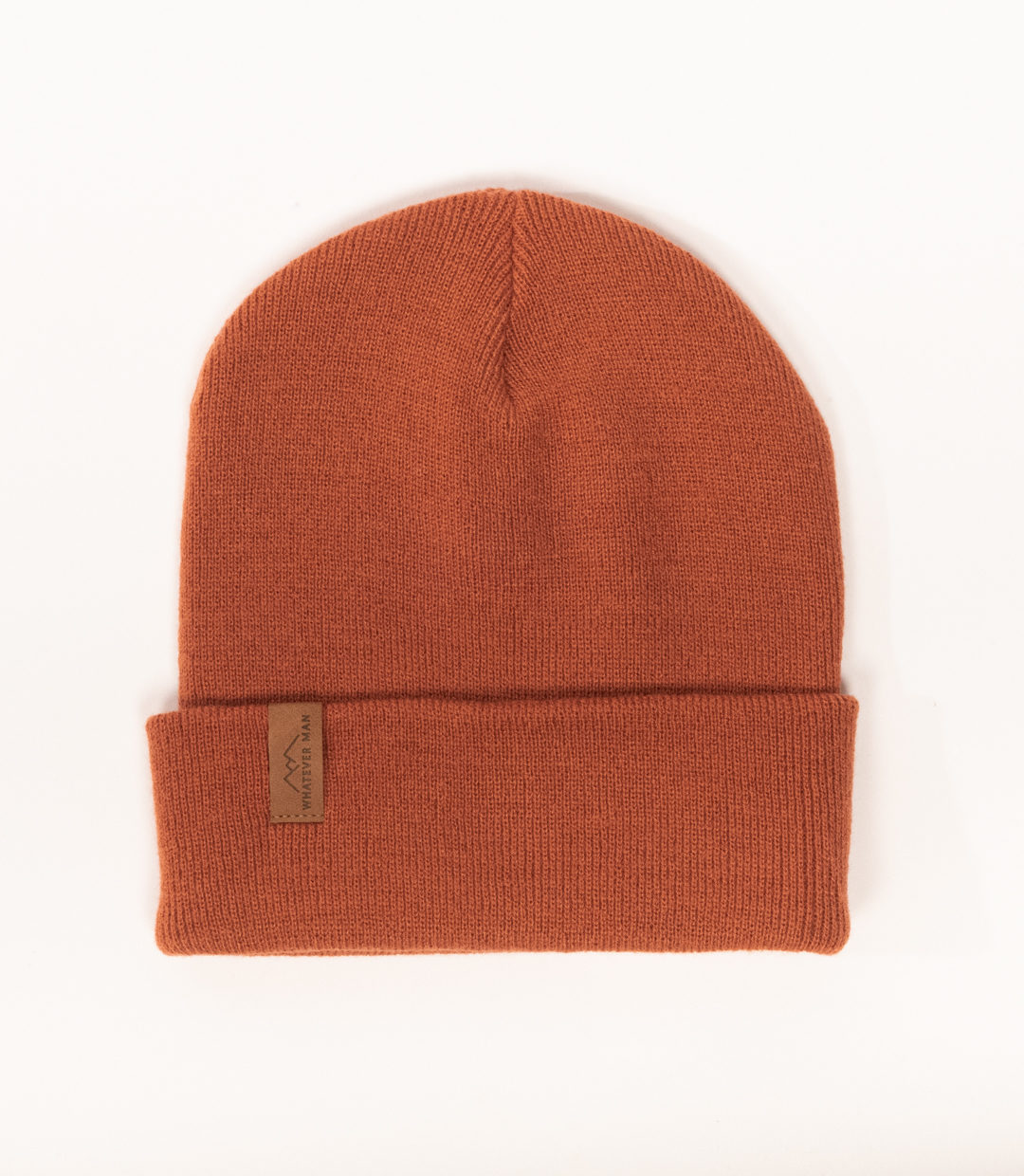 Whatever Man Basic Beanie Logo Leather 9