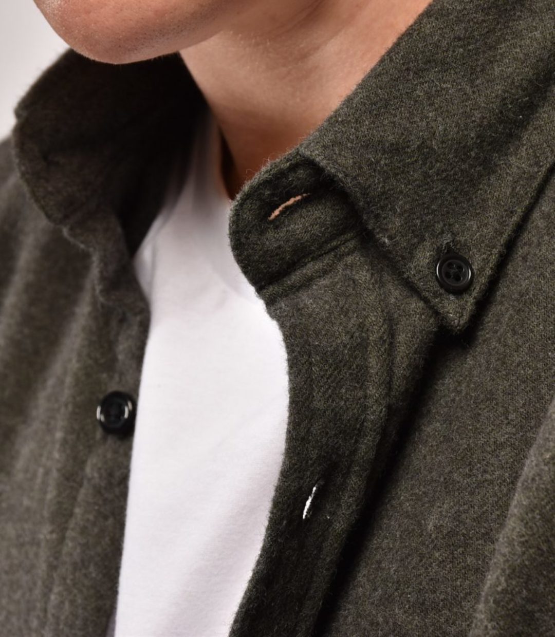 Whatever Man Men Aspen Flannel Grey Detail 1