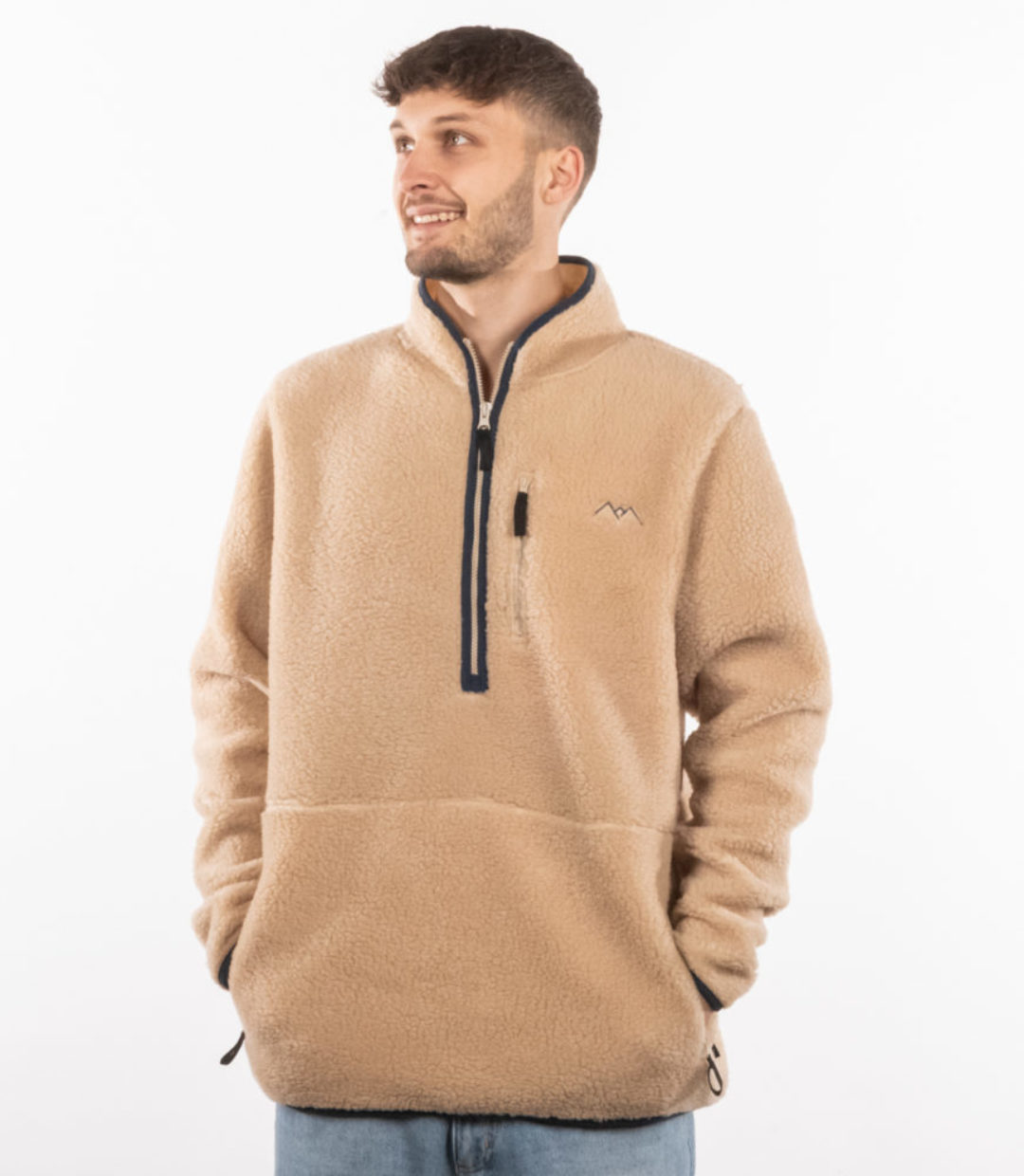 Whatever Man Men Bark Fleece Blue 1
