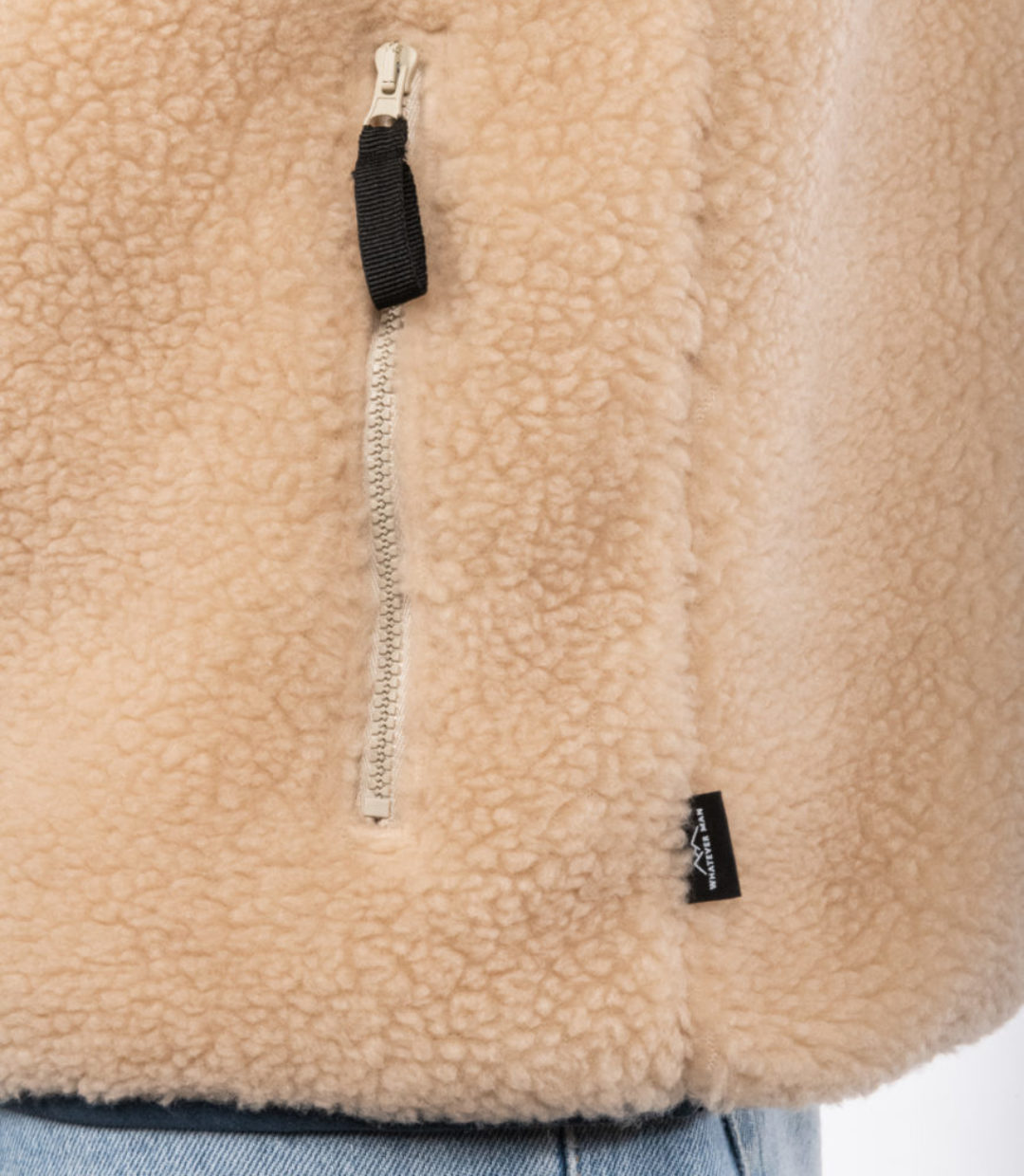 Whatever Man Men Bark Fleece Blue Detail 15