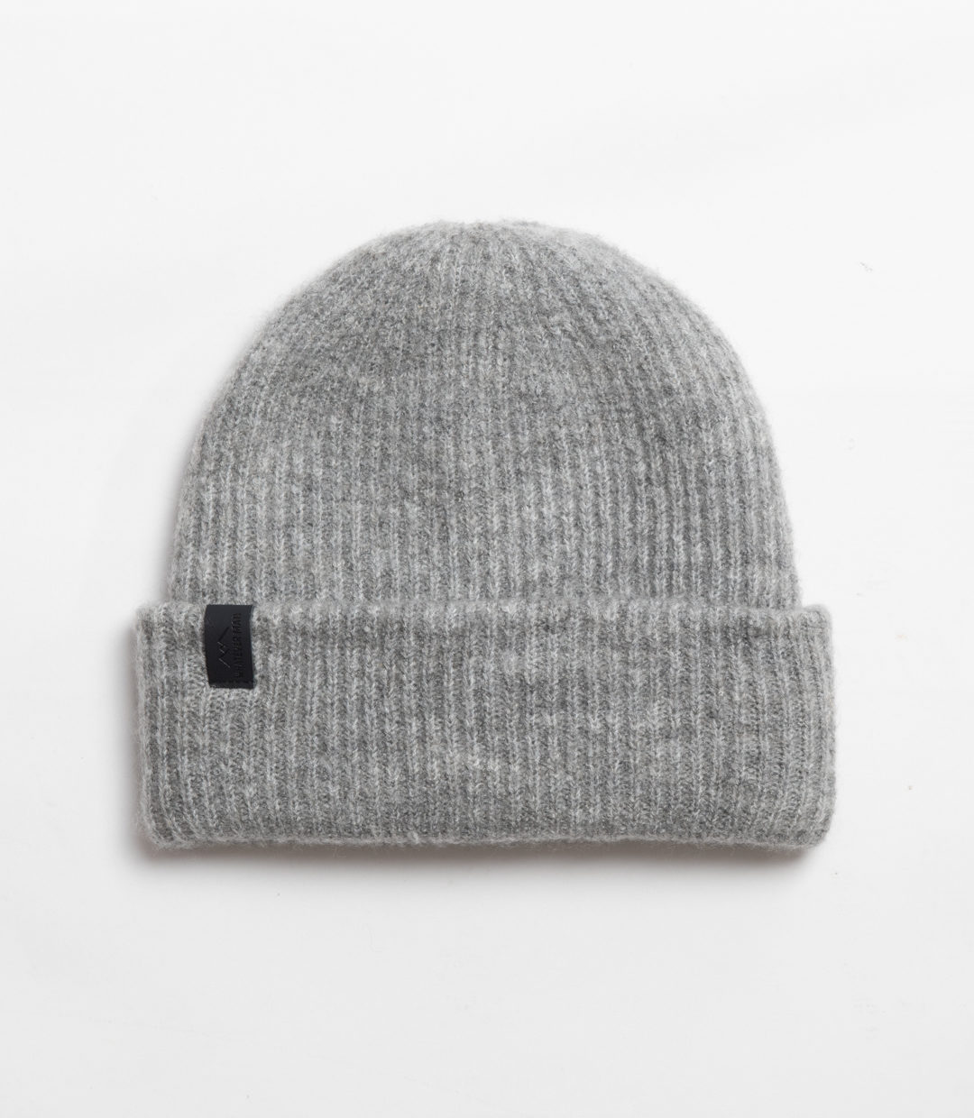 Whateverman Headwear Cozy Beanie Logo Leather Grey