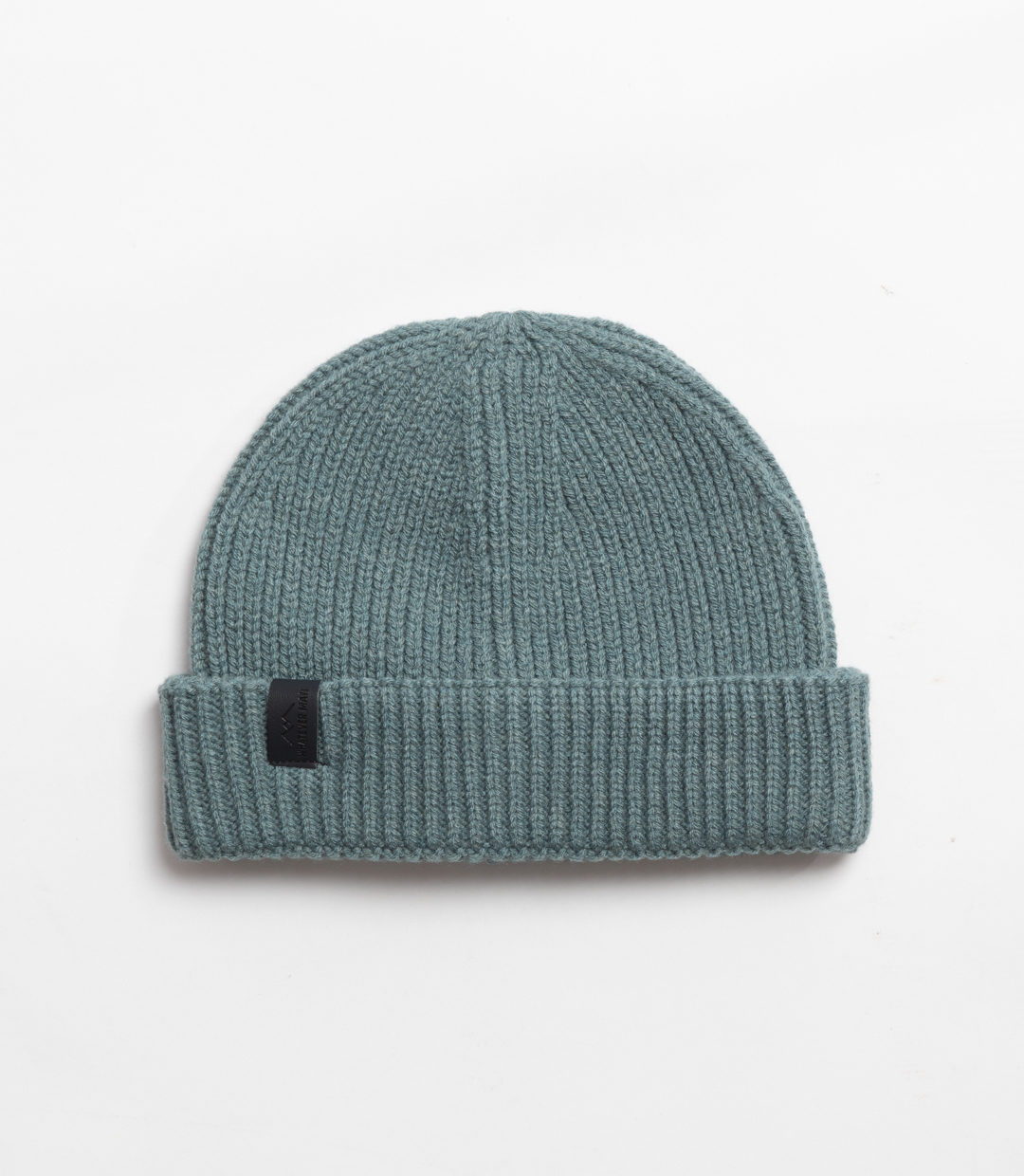 Whateverman Headwear Harbour Beanie Logo Leather Marine Green