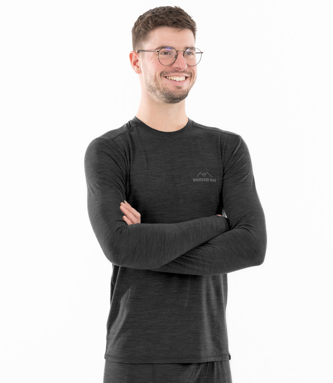 Whateverman Men Baselayer Longsleeve Black 1