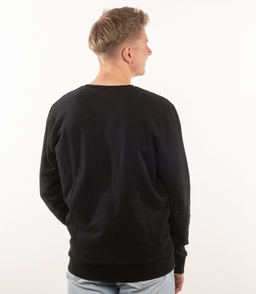 Whateverman Men Logo Crew Black 2