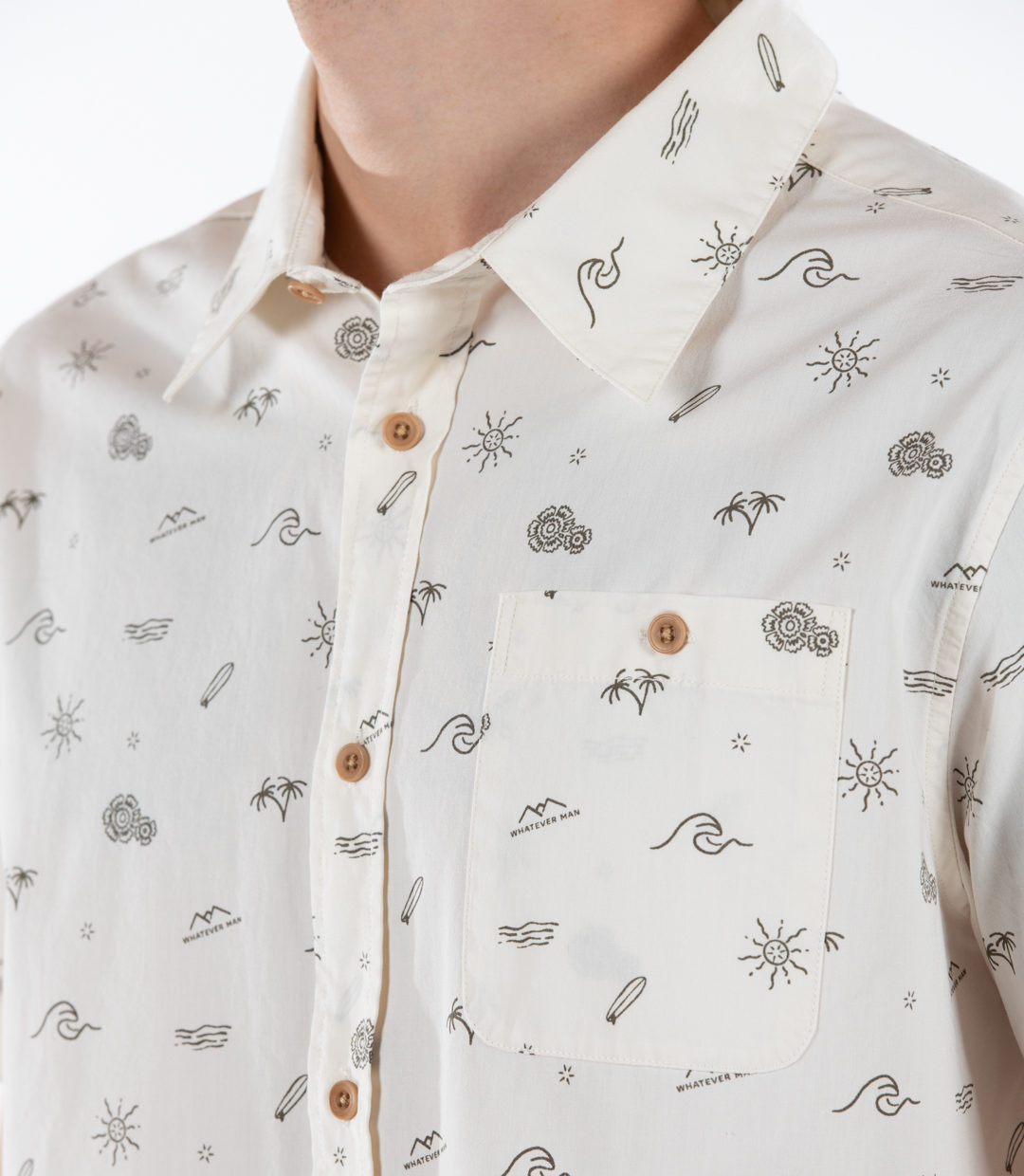 Whateverman Men Seashore Shirt Detail 1