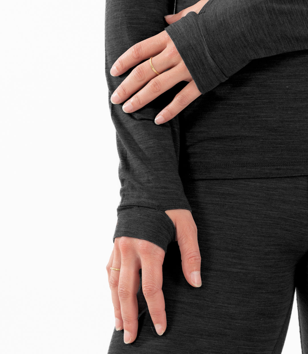 Whateverman Woman Baselayer Longsleeve Black Detail 2
