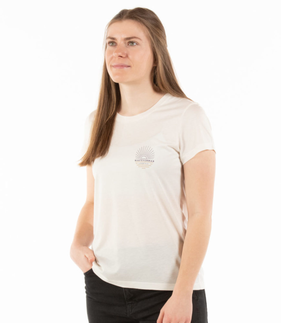 Whateverman Woman In The Wild Tshirt White 1