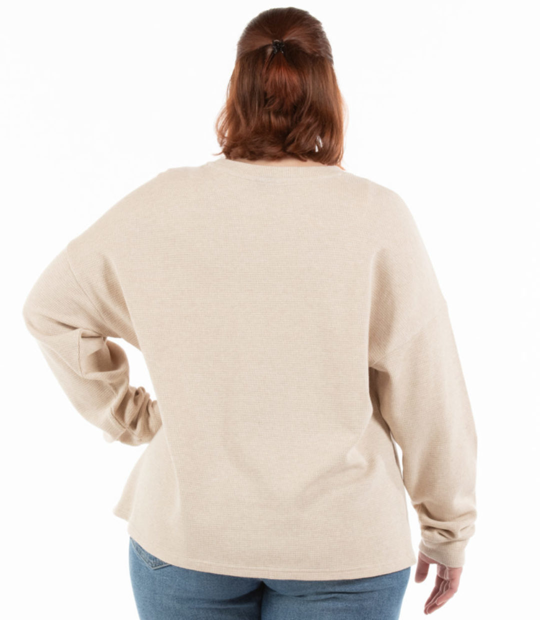 Whateverman Woman Waffle Crewneck 2