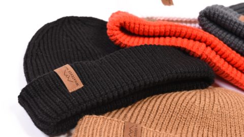 Whatever Man Harbour Beanie Logo Leathern Vorschau