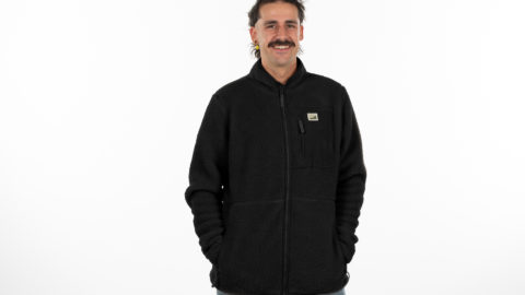 Whatever Man Men Bark Fleece Jacket Black Vorschau