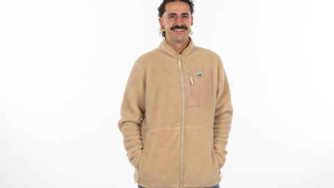 Whateverman Men Bark Fleece Jacket Off White Vorschau