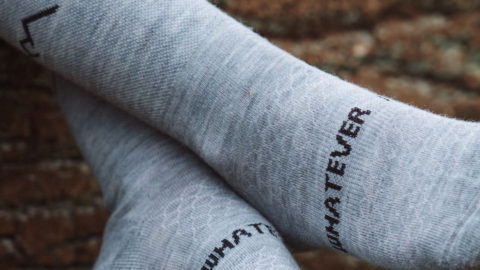 Whateverman Sock Trail Grey Header