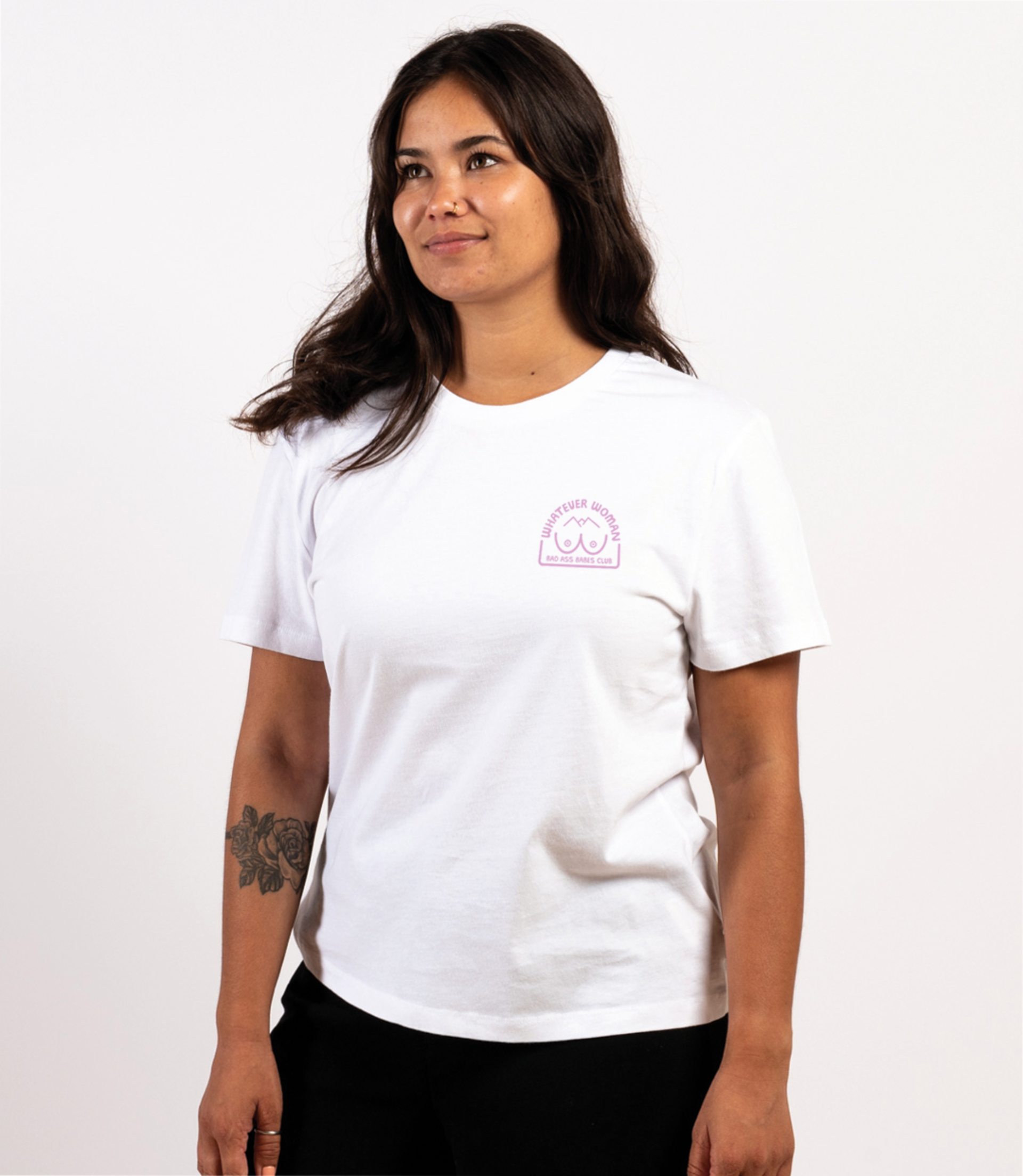 Mockup Womans Day Shirt Womans White