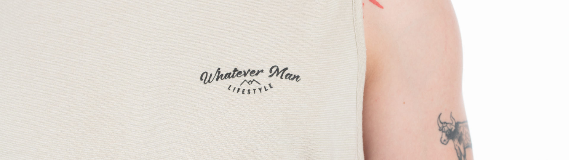 Whatever Man Men Aloha Stripe Tank Top Header