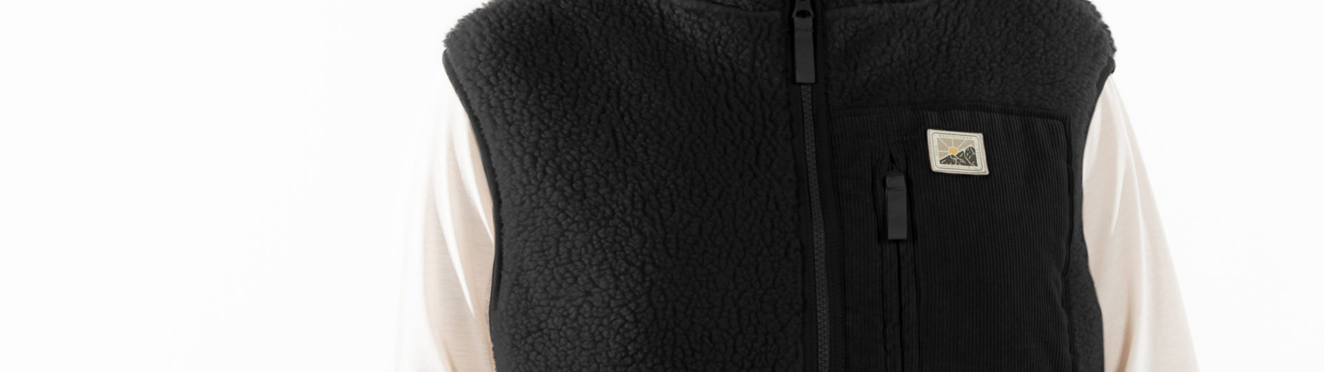 Whatever Man Women Bark Fleece Vest Header