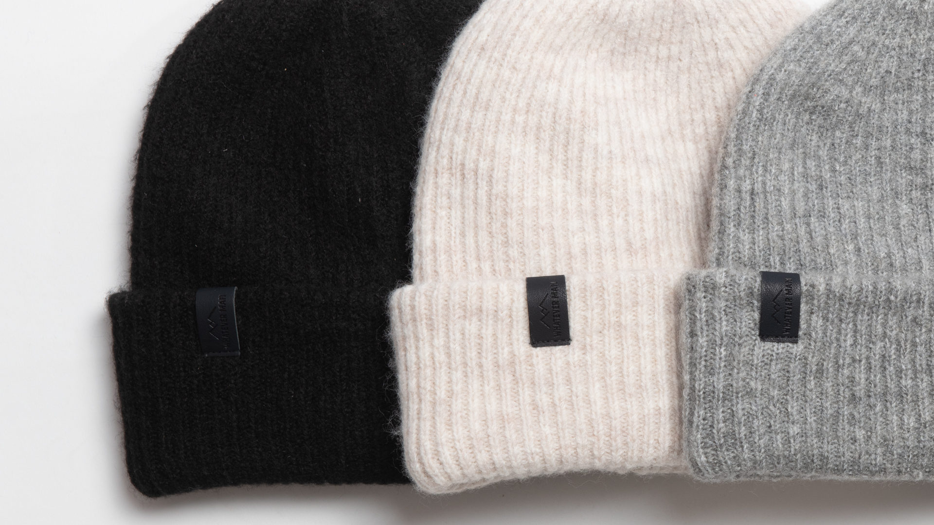 Whateverman Headwear Cozy Beanie Logo Leather Vorschau