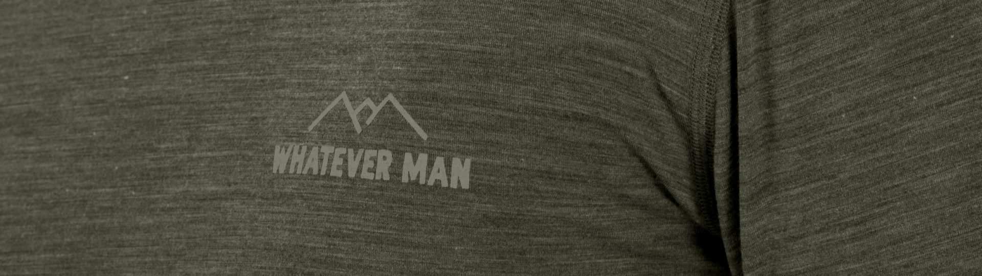 Whateverman Men Baselayer Longsleeve Dusty Olive Header