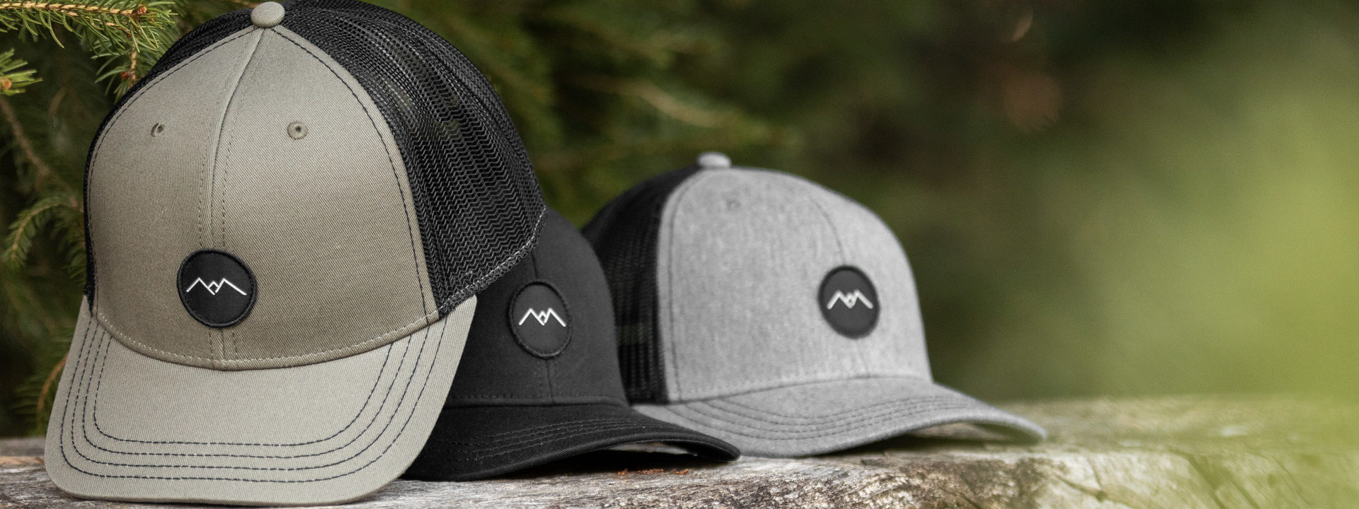 Whatever Man Trucker Cap Logo Patch Header