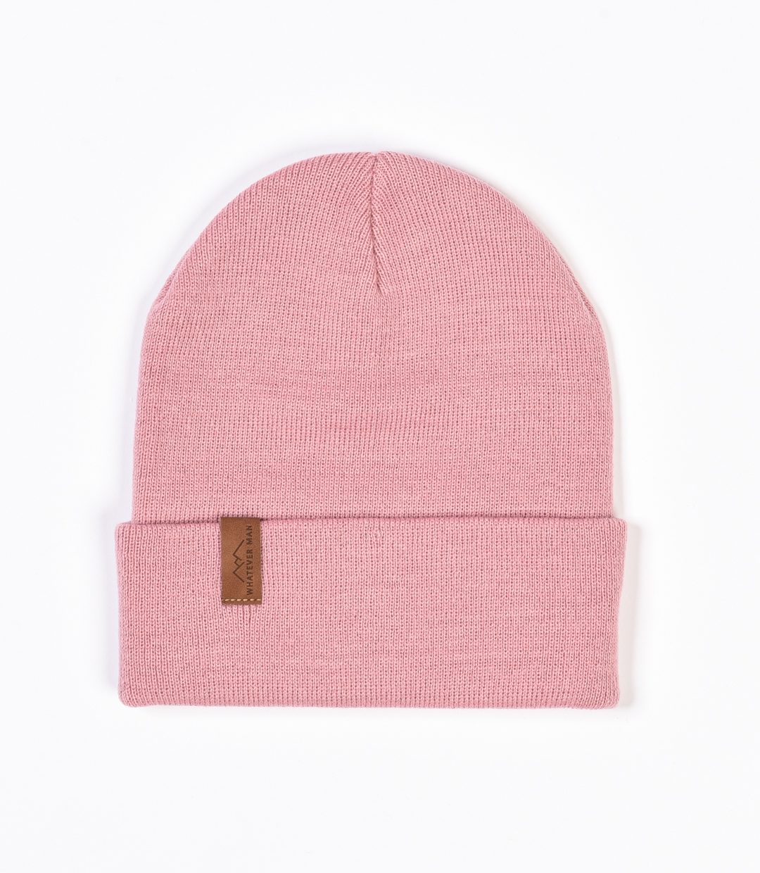 Whatever Man Basic Beanie Logo Leather 9