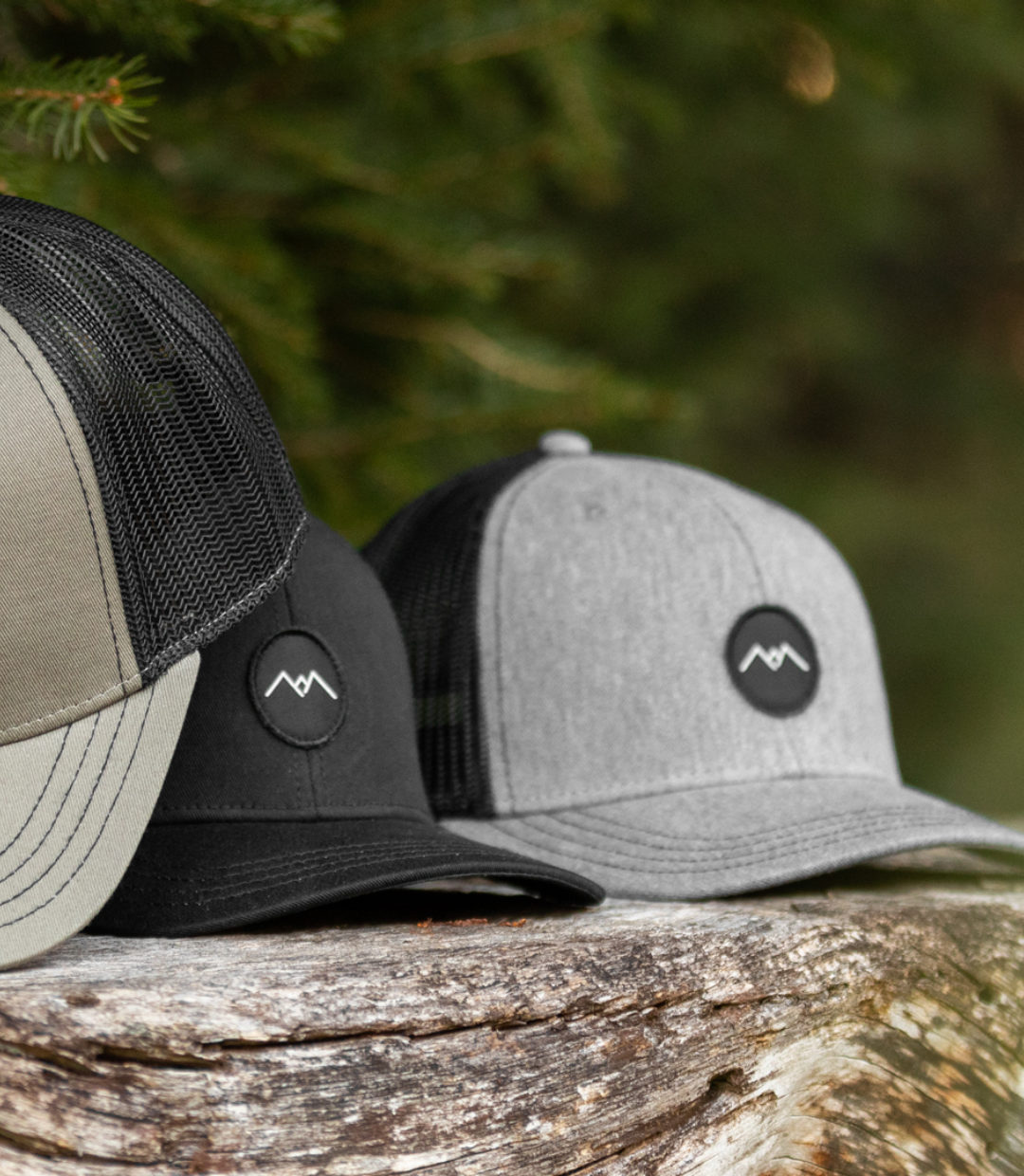 Whatever Man Trucker Cap Logo Patch Header