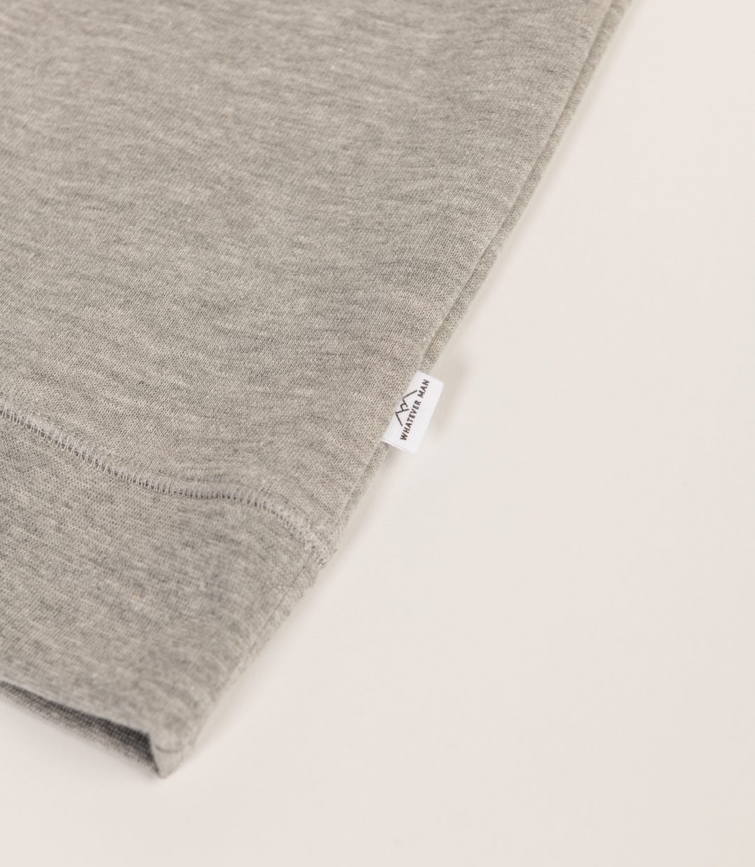 Whatever Man Women Founded Grey Crew Detail 2