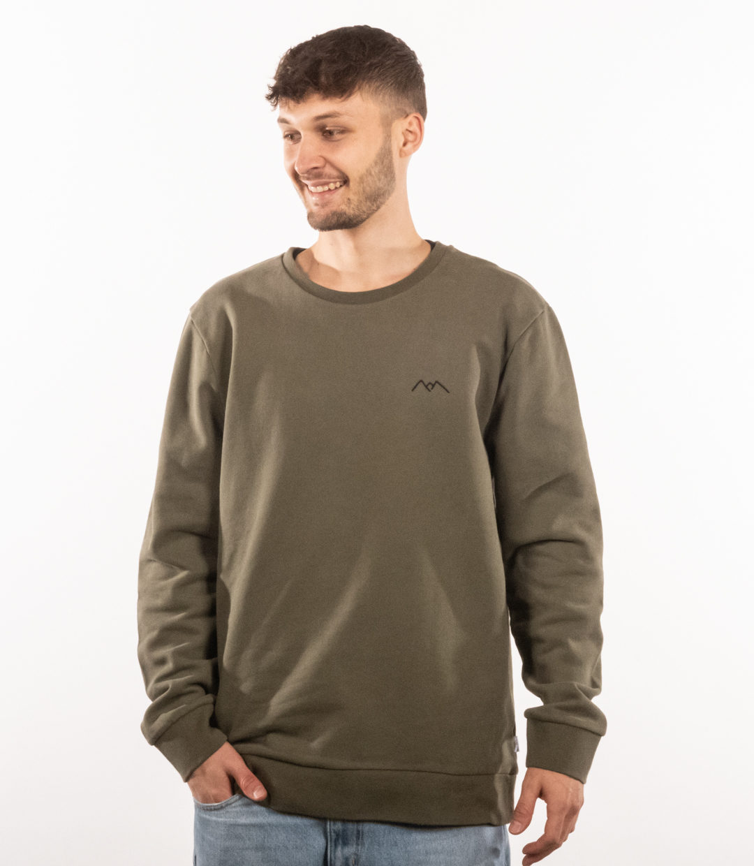 Whatever Man Men Logo Crew green 1