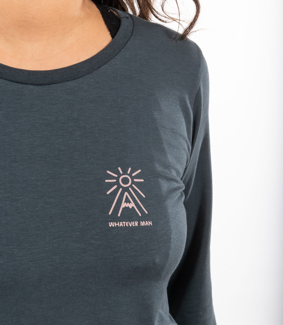 Whatever Man Women Mountain Sun blue Detail 1