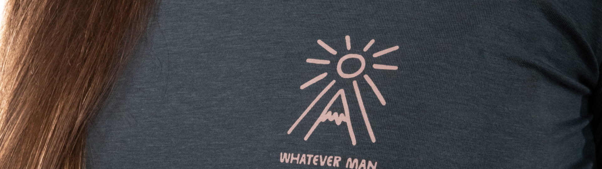 Whatever Man Women Mountain Sun blue Header