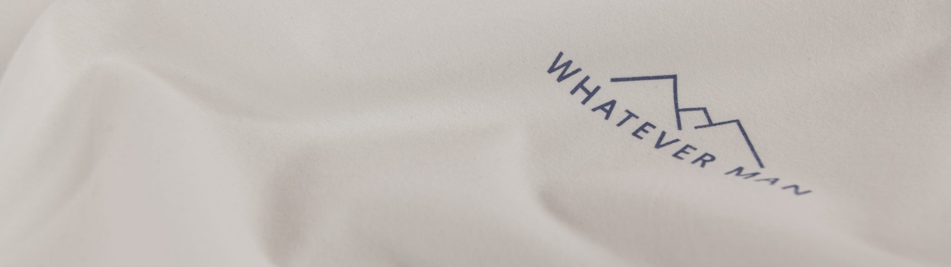 Whatever Man Men Logo White Header