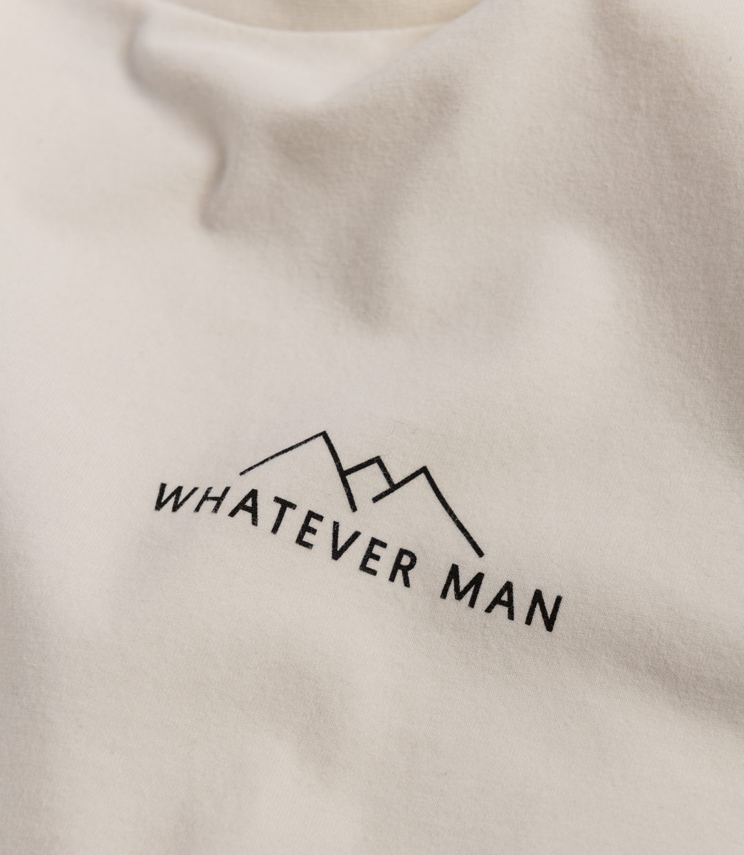 Whatever Man Women Logo White Detail 1