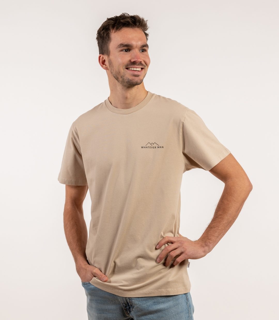 Whatever Man Men Logo Khaki 3