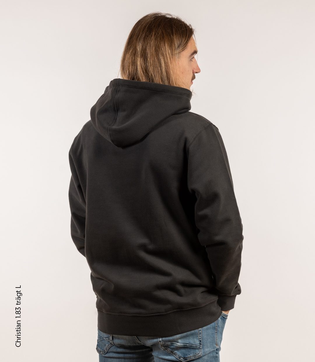 Whatever Man Men Logo Black Hoodie 2 2