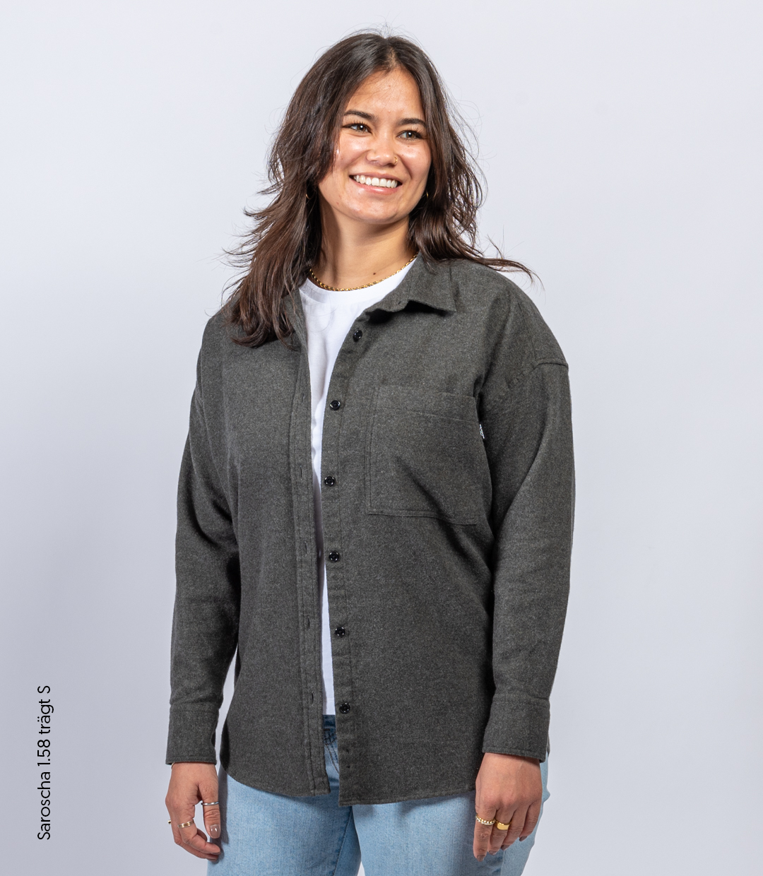 Whatever Man Women Moss Flannel 1 1