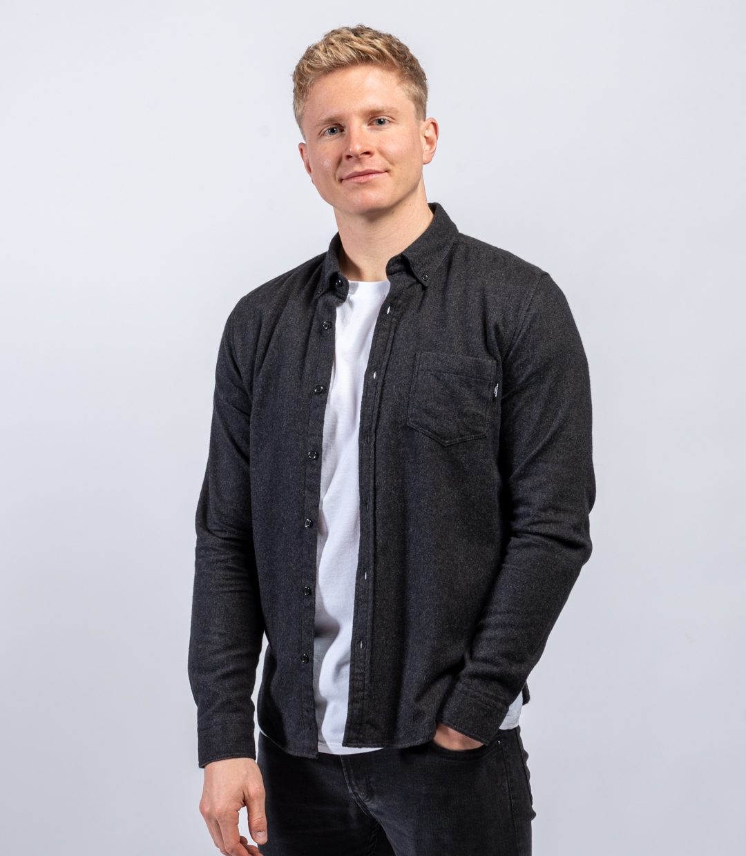 Whatever Man Men Aspen Flannel Black 1