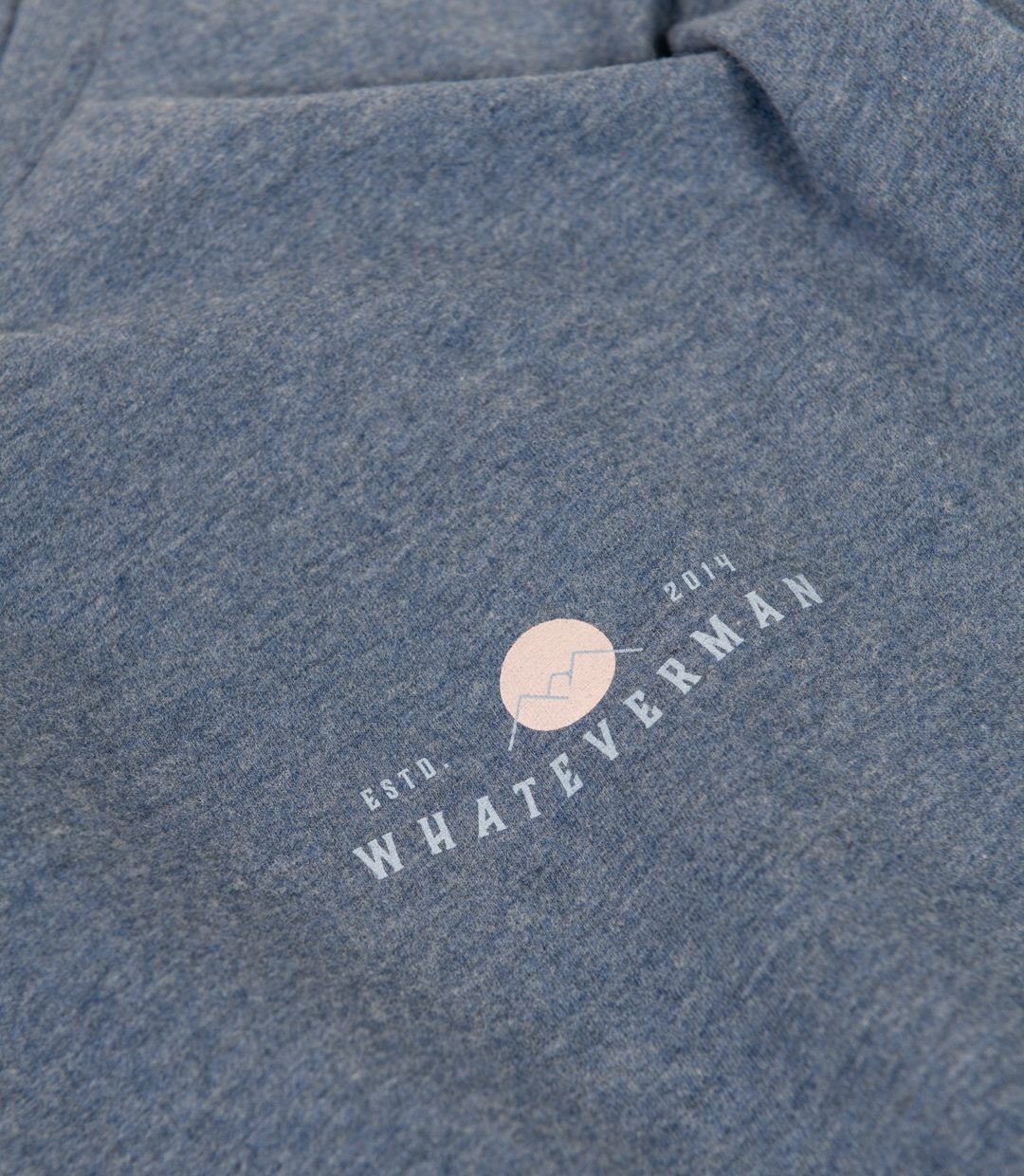 Whatever Man Women Founded Blue Melange Detail 1